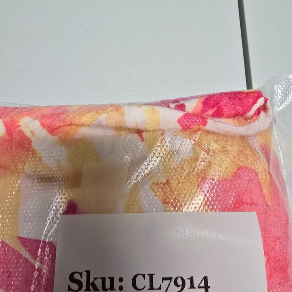 Escape‎ by Habitat Maxi Dress M Pink Floral Lightweight Summer Travel Resortcore - Picture 11 of 11